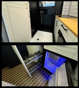 module amovible tout équipé van